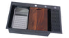 CozyBlock EmboPress Series Topmount Workstation Kitchen Sink - Premium 16 Gauge Black Stainless Steel with Integrated Drainboard, Dual-Tier Ledges, and Honeycomb Embossing, Complete Package w/ Cutting Board, Dish Rack, Strainer