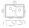 33 in. x 22 in. Topmount / Drop-in 18 Gauge Stainless Steel Double Bowl (60/40) Kitchen Sink with 9 in. Deep