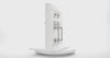 CozyBlock Double Door Handle Sets with Single Cylinder Deadbolt, Rectangular Adjustable Entry Door Lock Sets with Dummy