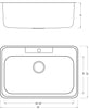 33 in. x 22 in. Topmount / Drop-in 18 Gauge Stainless Steel Single Bowl Kitchen Sink with 9 in. Deep