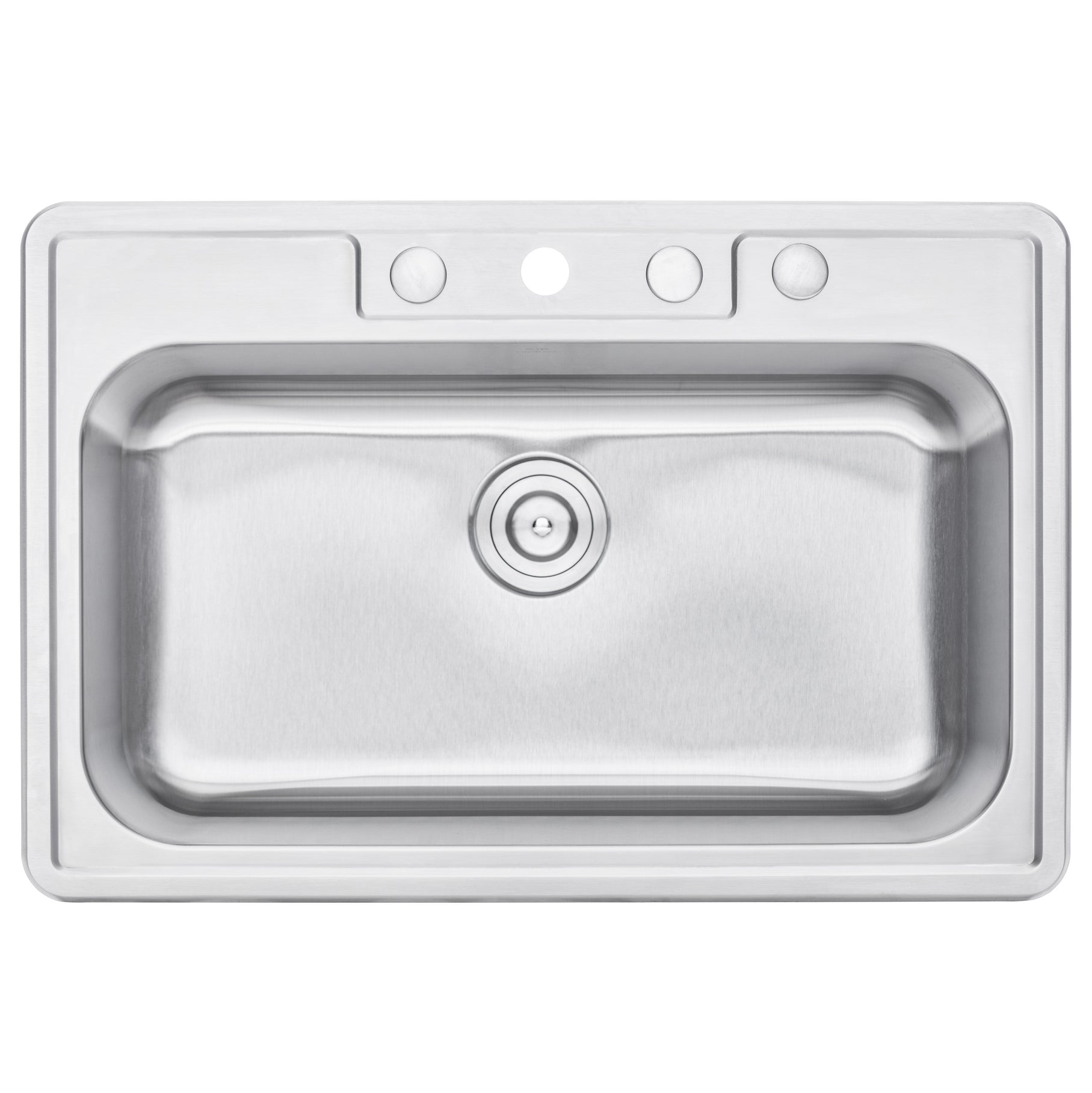 33 in. x 22 in. Topmount / Drop-in 18 Gauge Stainless Steel Single Bowl Kitchen Sink with 9 in. Deep
