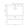 Drop-In / Topmount 16 Gauge Stainless Steel Single Bowl Kitchen Sink with 15mm Radius Corner Design