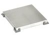 Bathroom Shower Square Drain 2-sided Reversible Tile Insert Grate Brushed 304 Stainless Steel with Threaded Adaptor