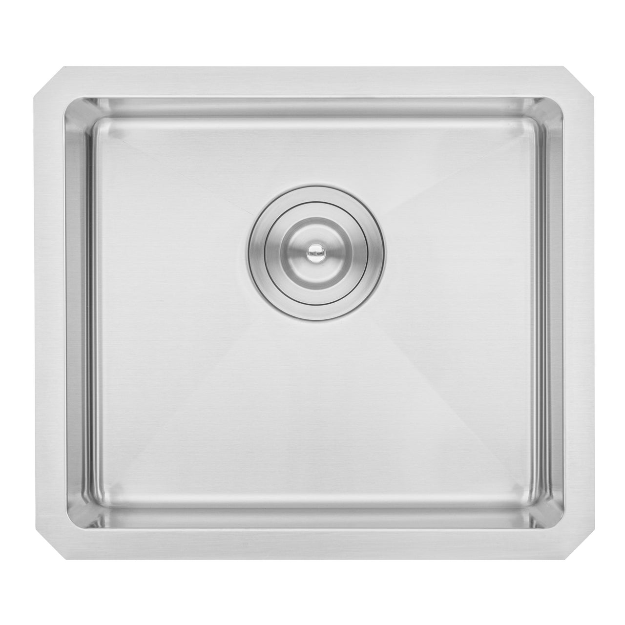 Undermount 16 Gauge Stainless Steel Single Bowl Island / Bar / Prep Kitchen Sink with 15mm Radius Corner Design