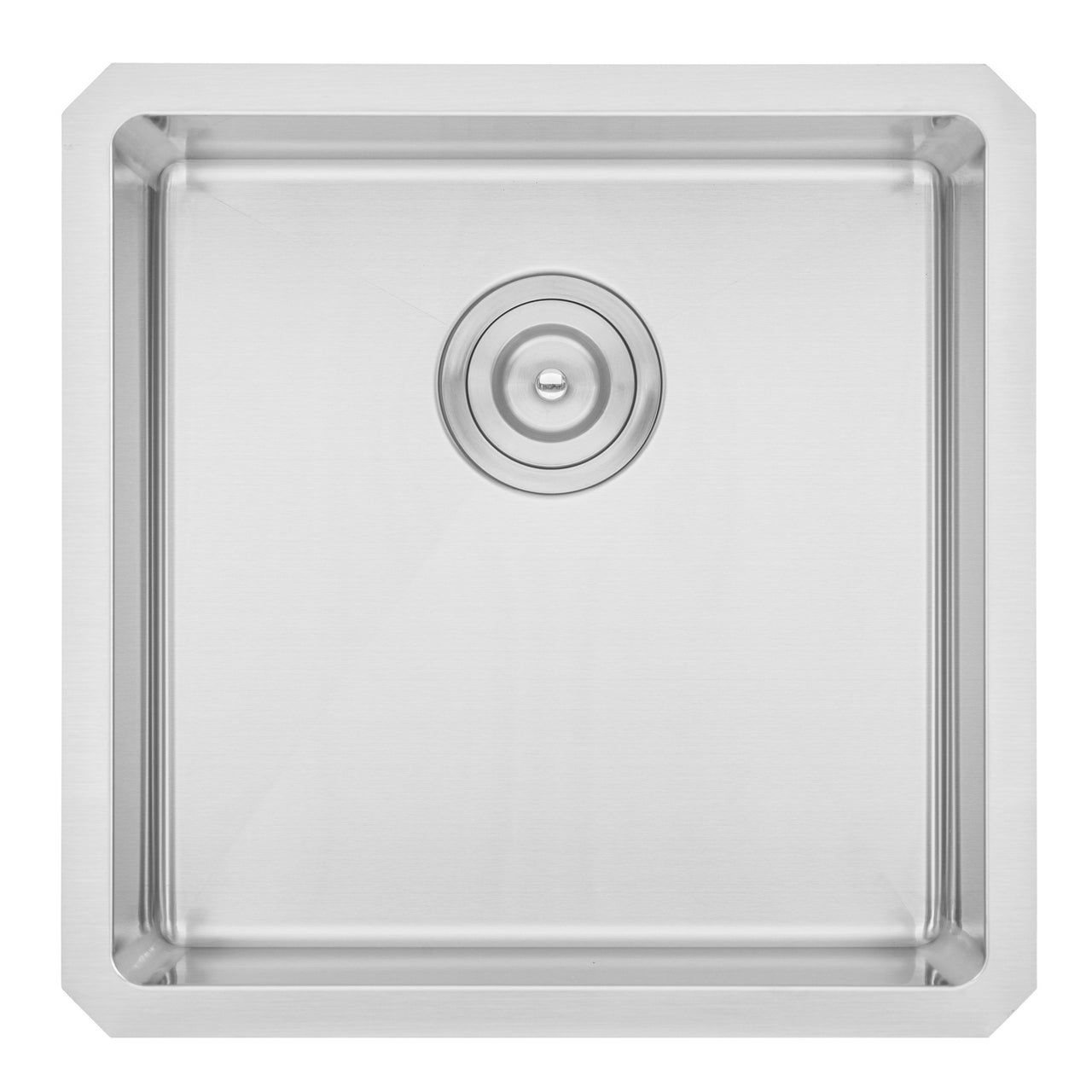Undermount 16 Gauge Stainless Steel Single Bowl Island / Bar / Prep Kitchen Sink with 15mm Radius Corner Design