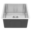 Undermount 16 Gauge Stainless Steel Single Bowl Island / Bar / Prep Kitchen Sink with 15mm Radius Corner Design