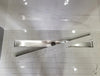 Bathroom Shower Linear Drain 2-sided Reversible Tile Insert Grate Brushed 304 Stainless Steel with Threaded Adaptor and Adjustable Leveling Feet