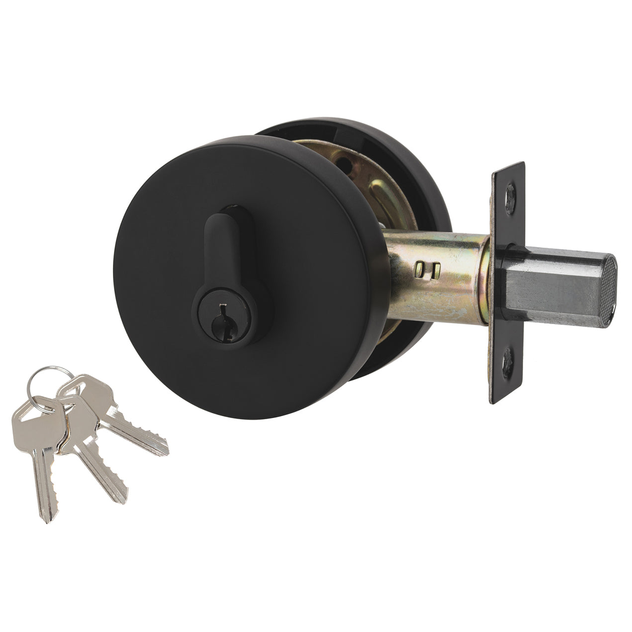 CozyBlock Contemporary Hidden Screw Style Entry Door Single Cylinder Deadbolt