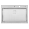 Drop-In / Topmount 16 Gauge Stainless Steel Single Bowl Kitchen Sink with 15mm Radius Corner Design