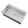 Drop-In / Topmount 16 Gauge Stainless Steel Single Bowl Kitchen Sink with 15mm Radius Corner Design
