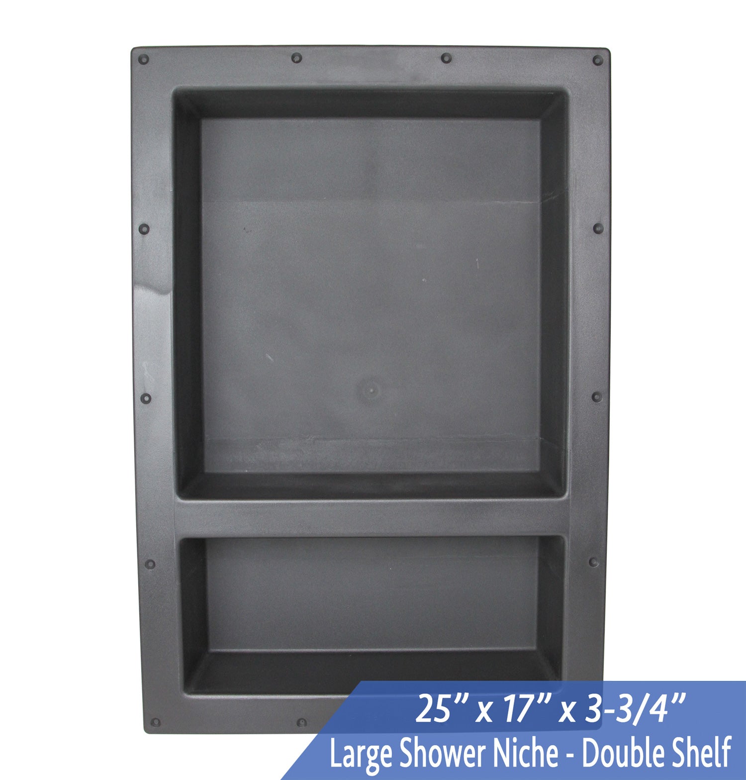 Over Mount SHOWER CUBE Ready For Tile Waterproof Leak Proof Bathroom Recessed Shower Shelf Shower Niche Organizer For Shampoo and Toiletry Storage