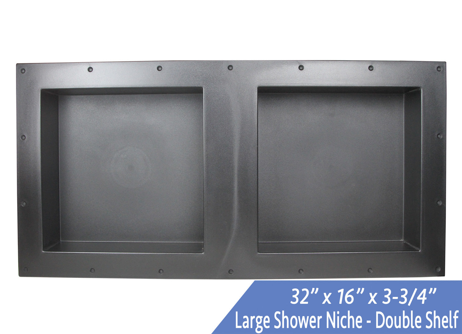 Over Mount SHOWER CUBE Ready For Tile Waterproof Leak Proof Bathroom Recessed Shower Shelf Shower Niche Organizer For Shampoo and Toiletry Storage