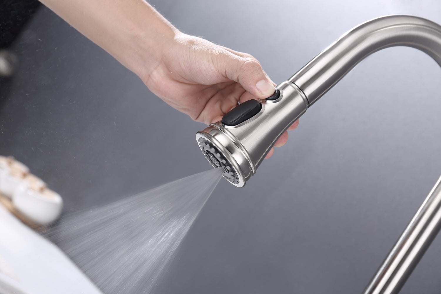Modern High Arc Pre-rinse Sprayer Faucet