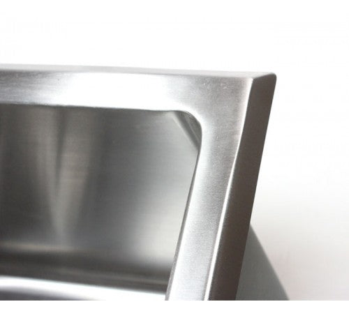 23-1/2 in. Drop-In / Topmount 16 Gauge Stainless Steel Single Bowl Kitchen Sink / Laundry & Utility Sink with 15mm Radius Corner Design