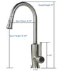 Venus Stainless Steel Lead Free Pull Out Sprayer Kitchen Faucet