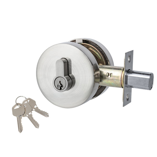 CozyBlock Contemporary Hidden Screw Style Entry Door Single Cylinder Deadbolt