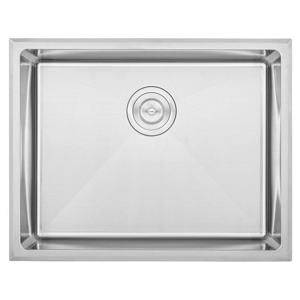 23-1/2 in. Drop-In / Topmount 16 Gauge Stainless Steel Single Bowl Kitchen Sink / Laundry & Utility Sink with 15mm Radius Corner Design