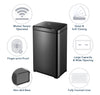 CozyBlock 11 Gallon 40L Automatic Trash Can for Kitchen, Stainless Steel Touchless Motion Sensor Bin